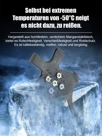 Outdoor-Schneewandern unsichtbare Eiskrallen