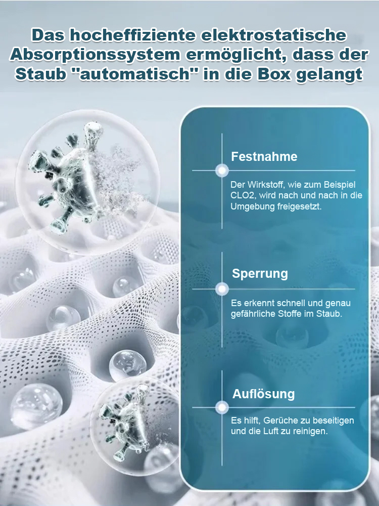 【365 Tage staubfrei für die ganze Familie】✨ Staubentferner-Box | Chlorfrei & reizfreie Rezeptur