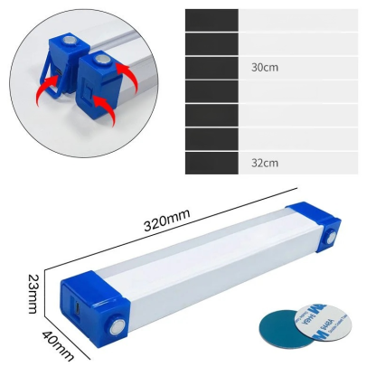 Magnetisch hängende USB-Ladeleuchte