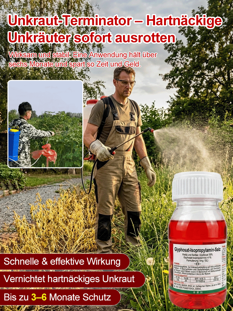 Einmal sprühen, die ganze saison ruhe