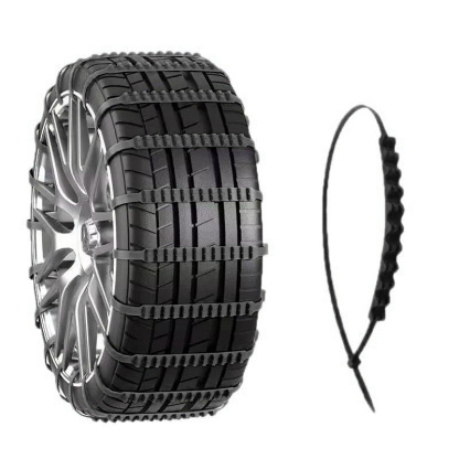 Kabelbinder-ähnliche Autoreifen-Rutschfestheitsbänder – Manuelle Befestigung, für alle Straßenarten geeignet