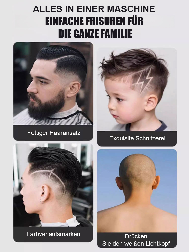  Haarschneide- & Rasier-2-in-1!