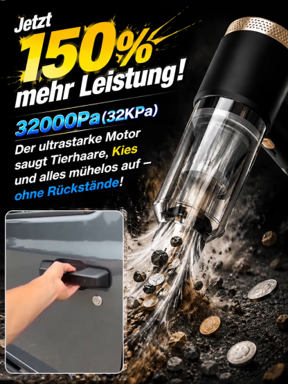 4-in-1 Vollautomatischer Staubsauger: Pusten, saugen, aufpumpen, entlüften! Ein Gerät für all deine täglichen Bedarfe!