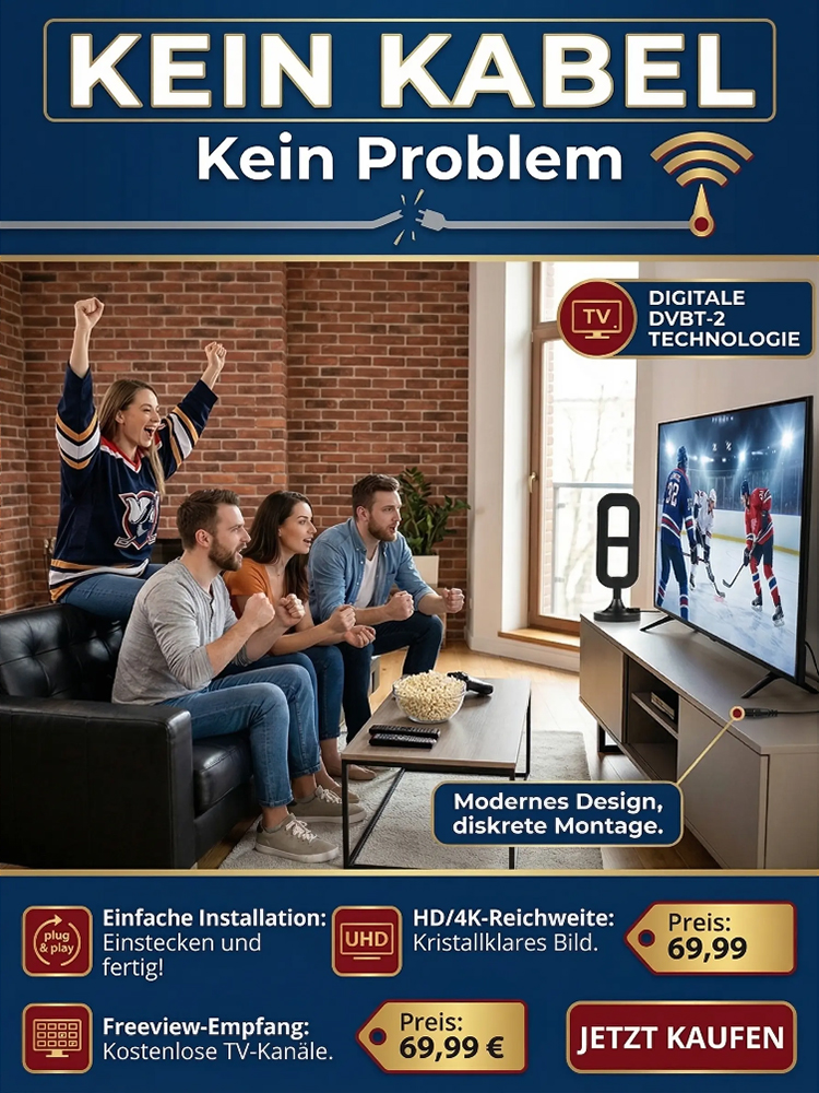 📺Gratis Fernsehen – ohne Abo, ohne Internet, ohne Reue! Digitaler Fernsehempfänger | Keine versteckten Kosten – lebenslang kostenlos fernsehen