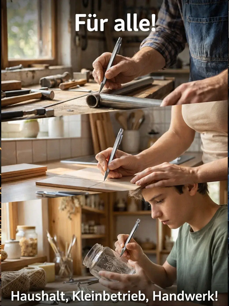 【Anreißen + Schneiden + Markieren + Gravieren】Hartmetall-Markierungs- und Schneidstift