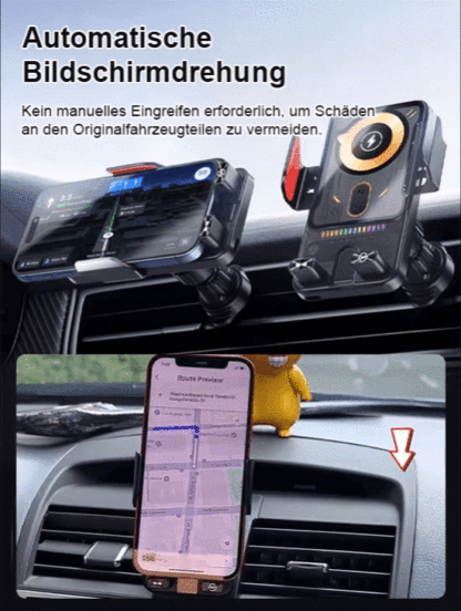 Neue Autohalterung