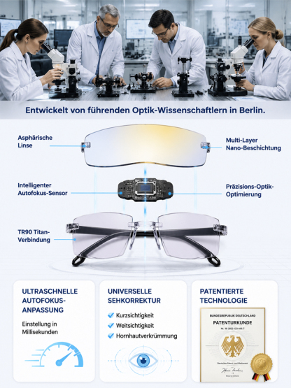Jena Optik 2026: Auto-Fokus & Selbsttönende Titanbrille! 👋 Verabschieden Sie sich vom ständigen Brillenwechsel