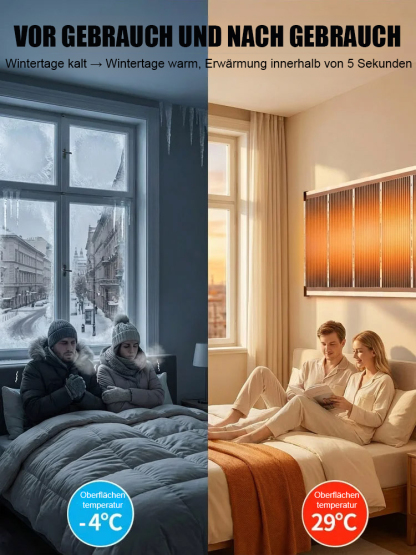 【5 Sekunden Schnellheizung】Deutsche Hightech-Graphen-Wandheizung✨️Heizen ohne Reue – extrem sparsam & CO₂-freundlich🎇