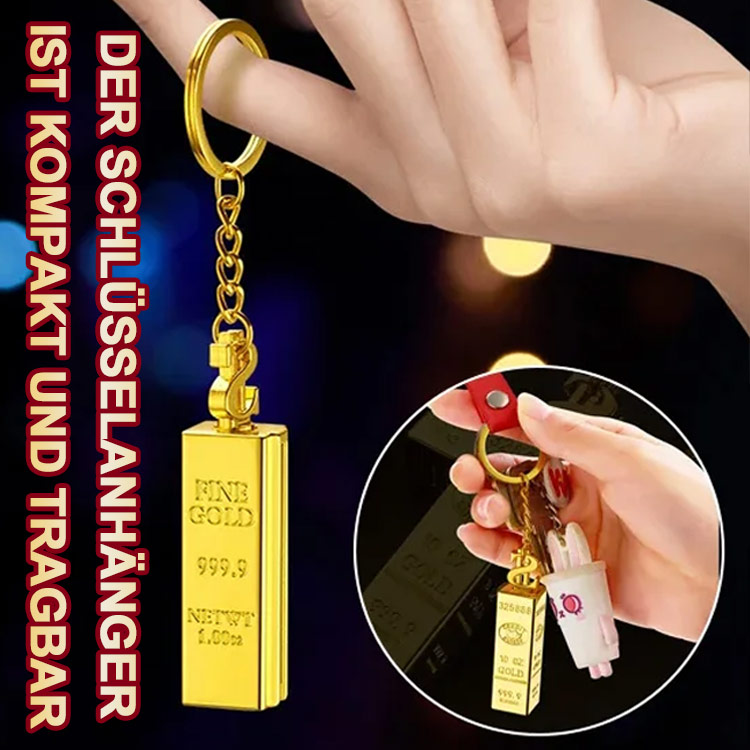 Kreativer Anhänger 📀Goldenes Feuerzeug fürs Leben – 100.000 Zündungen, wind- & wasserdicht!✨️