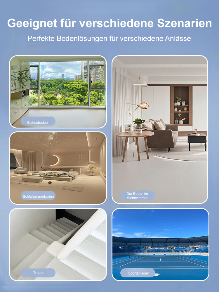 3-in-1 Bunte Wasserbasierte Bodenfarbe