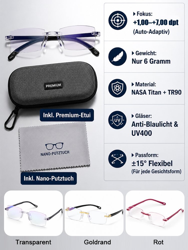 Jena Optik 2026: Auto-Fokus & Selbsttönende Titanbrille! 👋 Verabschieden Sie sich vom ständigen Brillenwechsel