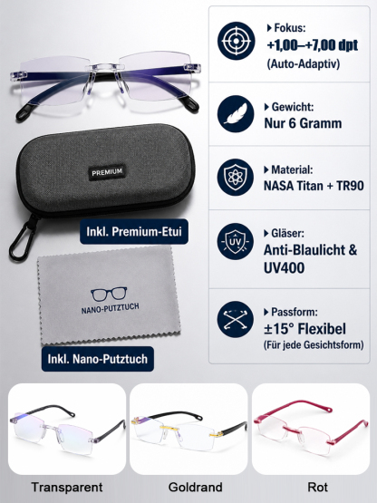 Jena Optik 2026: Auto-Fokus & Selbsttönende Titanbrille! 👋 Verabschieden Sie sich vom ständigen Brillenwechsel