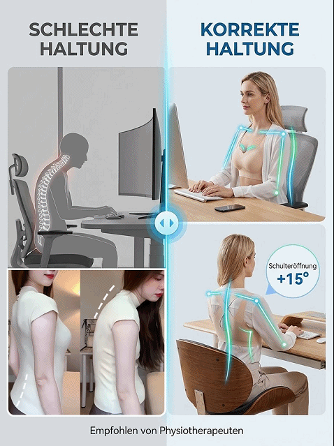 ✨In 7 Tagen zu einer selbstbewussten Haltung! Revolutionäres 2-in-1 Design: BH und Haltungskorrektur in Einem