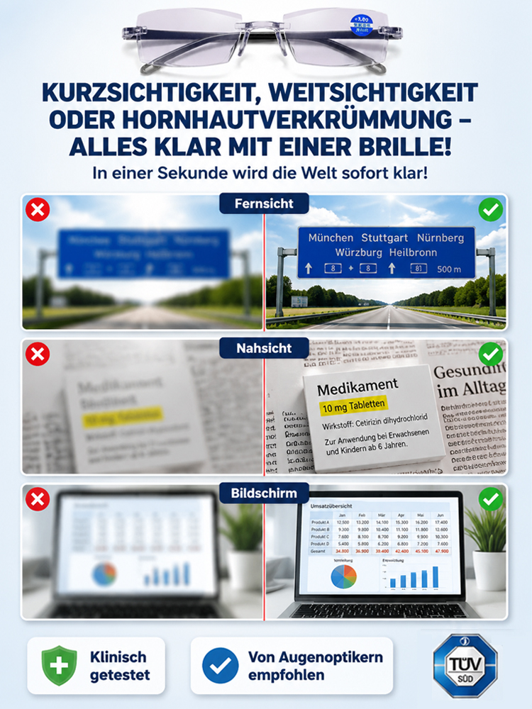 Jena Optik 2026: Auto-Fokus & Selbsttönende Titanbrille! 👋 Verabschieden Sie sich vom ständigen Brillenwechsel