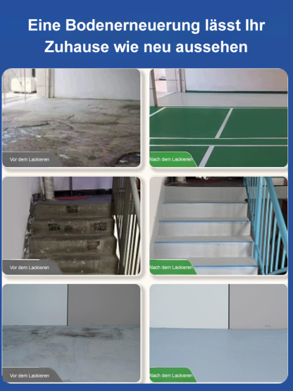 3-in-1 Bunte Wasserbasierte Bodenfarbe