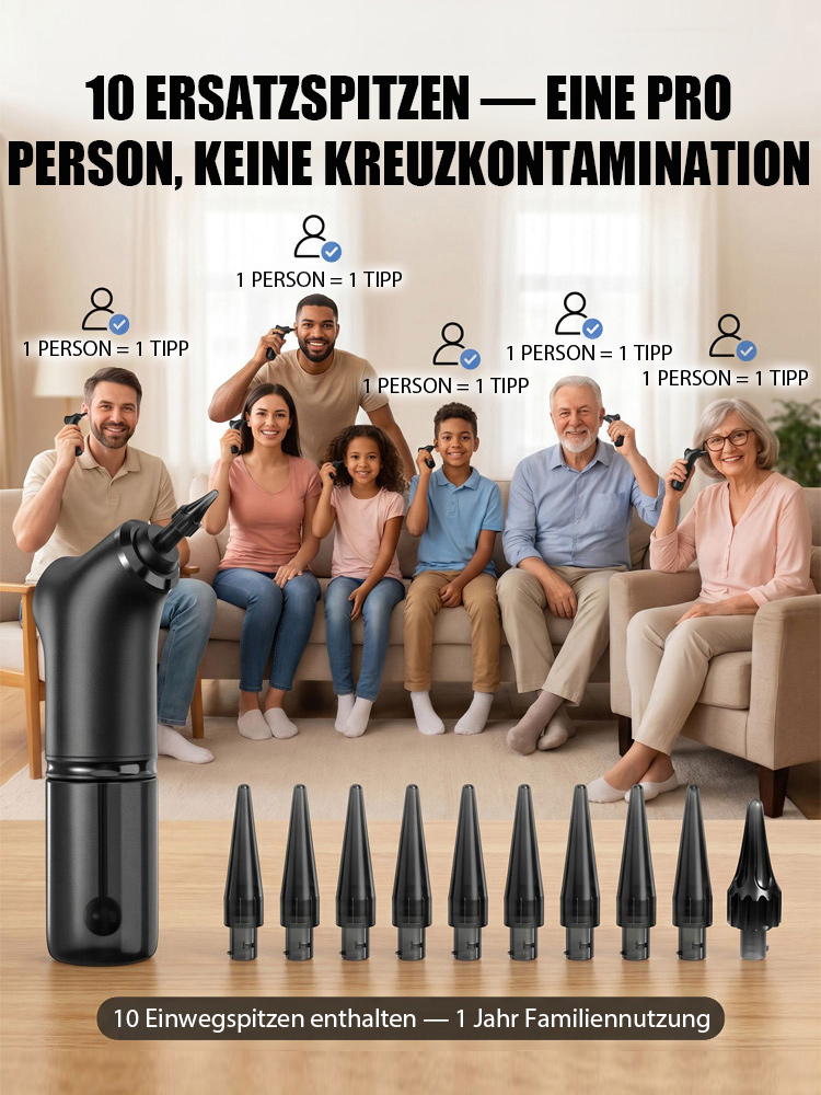 Erlebe sofort wieder klares Hören 💛 Schluss mit juckenden & verstopften Ohren! Nach nur einer einzigen Anwendung!🌟