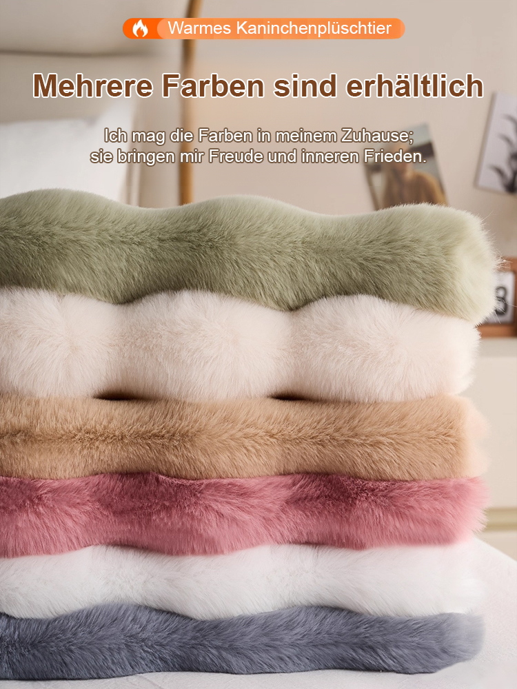 Hochgewicht Blasen Vlies Kaninchenfell Decke