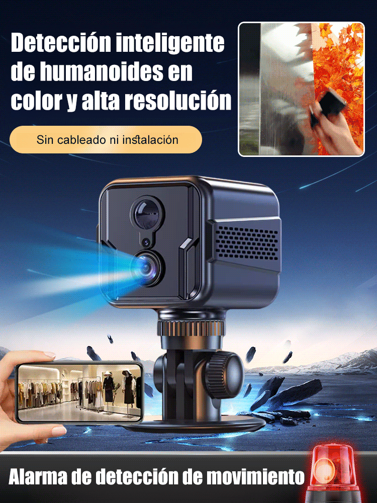 💰No necesitas Wi-Fi ni cables, y lo mejor: ¡nunca pagarás una cuota mensual! 🚀Cámara de vigilancia inteligente remota 4G