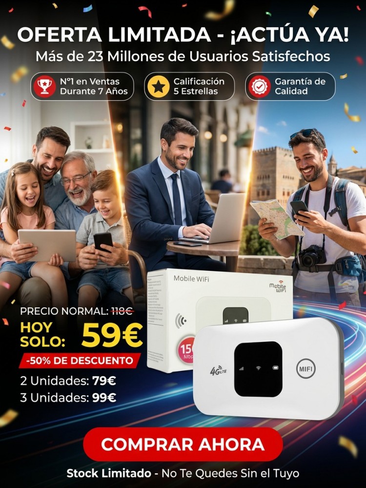 🛡️¡Sin SIM, sin contrato, sin costos ocultos! | Compra única para internet 5G+ gratis de por vida en todo el mundo