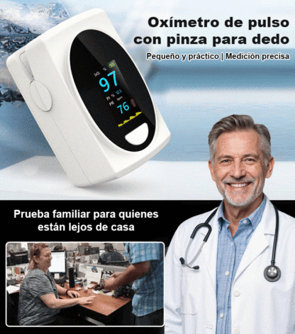 【Precisión del 99.99%】Mide tu glucosa sin pincharte — Monitor avanzado de oxígeno en sangre