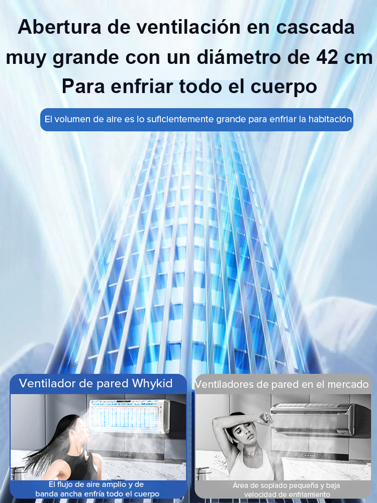 【Sin unidad exterior, instalación libre de perforaciones】Aire acondicionado de pared para uso doméstico, frío y calor