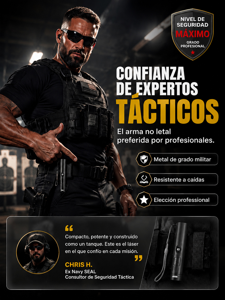 Herramienta óptica manual de haz enfocado 🔥 ¡Derrite latas y prende fuego en 1s! 🚨 Señal SOS con alcance de +1,000m  🛡️ 100% Legal