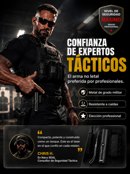 Herramienta óptica manual de haz enfocado 🔥 ¡Derrite latas y prende fuego en 1s! 🚨 Señal SOS con alcance de +1,000m  🛡️ 100% Legal