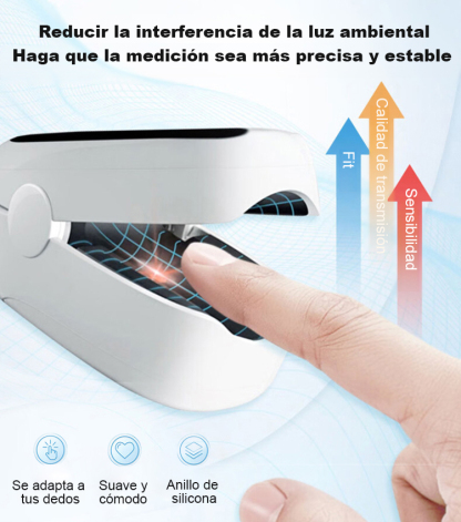 【Precisión del 99.99%】Mide tu glucosa sin pincharte — Monitor avanzado de oxígeno en sangre