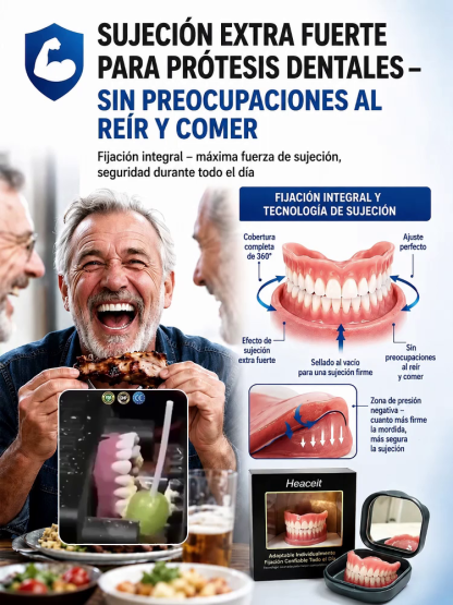 Heaceit - Prótesis dentales termoplásticas revolucionarias. Sin citas, Sin pegamento