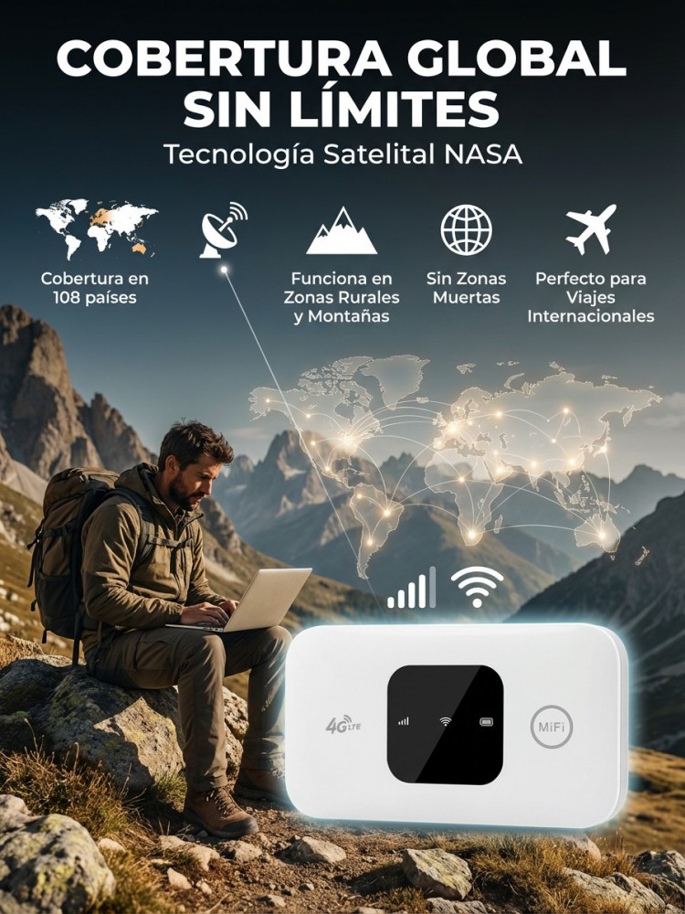 🛡️¡Sin SIM, sin contrato, sin costos ocultos! | Compra única para internet 5G+ gratis de por vida en todo el mundo