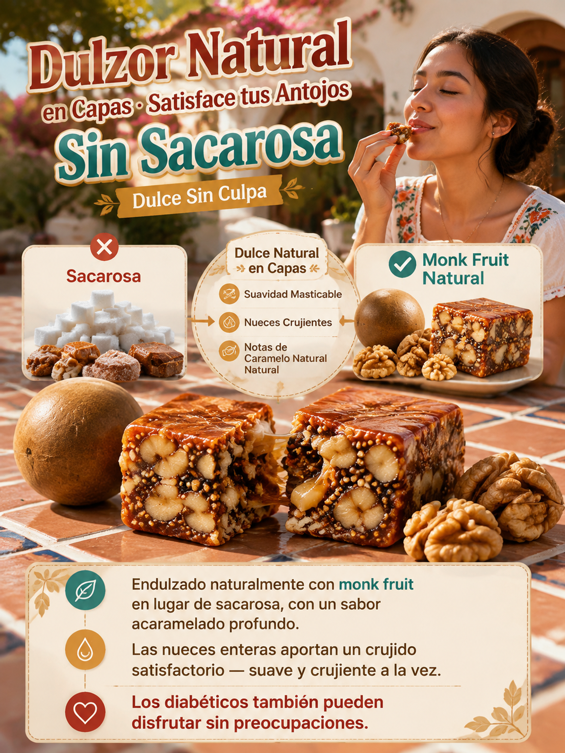 Pastel Nutritivo Tres Tesoros: Consigue nuestro "Black Gold" de higo directo de California. 0% Azúcar, 100% Digestión