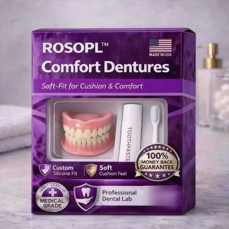 Dentadura en 1 Minuto! Set de dentaduras completas superior e inferior Sonrisa Confiada