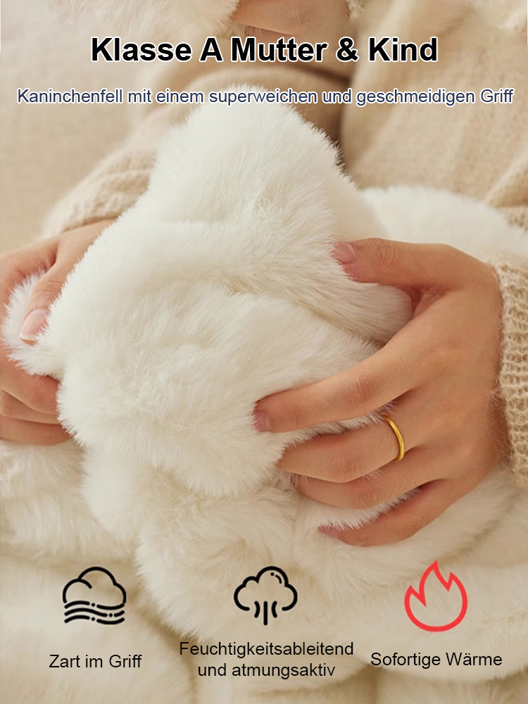 Hochgewicht Blasen Vlies Kaninchenfell Decke