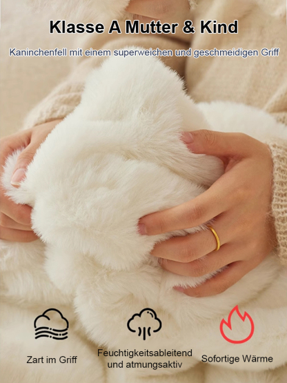 Hochgewicht Blasen Vlies Kaninchenfell Decke