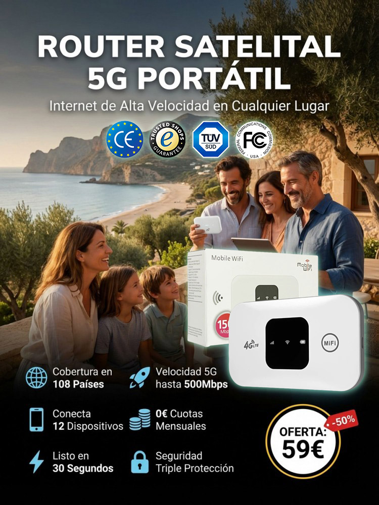 🛡️¡Sin SIM, sin contrato, sin costos ocultos! | Compra única para internet 5G+ gratis de por vida en todo el mundo