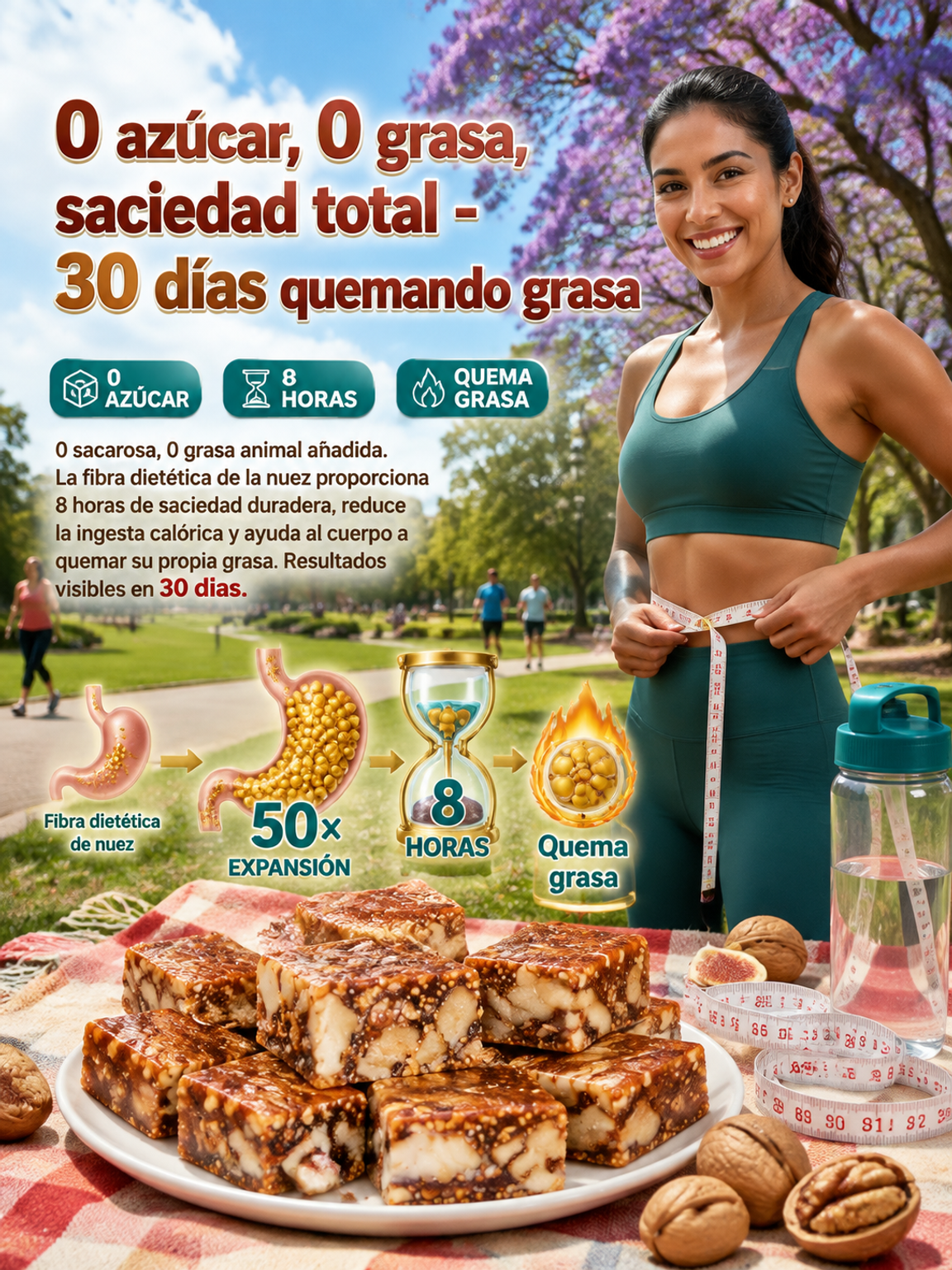 Pastel Nutritivo Tres Tesoros: Consigue nuestro "Black Gold" de higo directo de California. 0% Azúcar, 100% Digestión