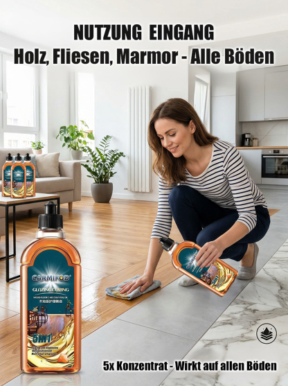 ✨ 3 Sekunden Anwendung – 20 Jahre alter Holzboden wird wie neu!Bodenaufhellungsreiniger für effiziente Reinigung + tiefe Pflege