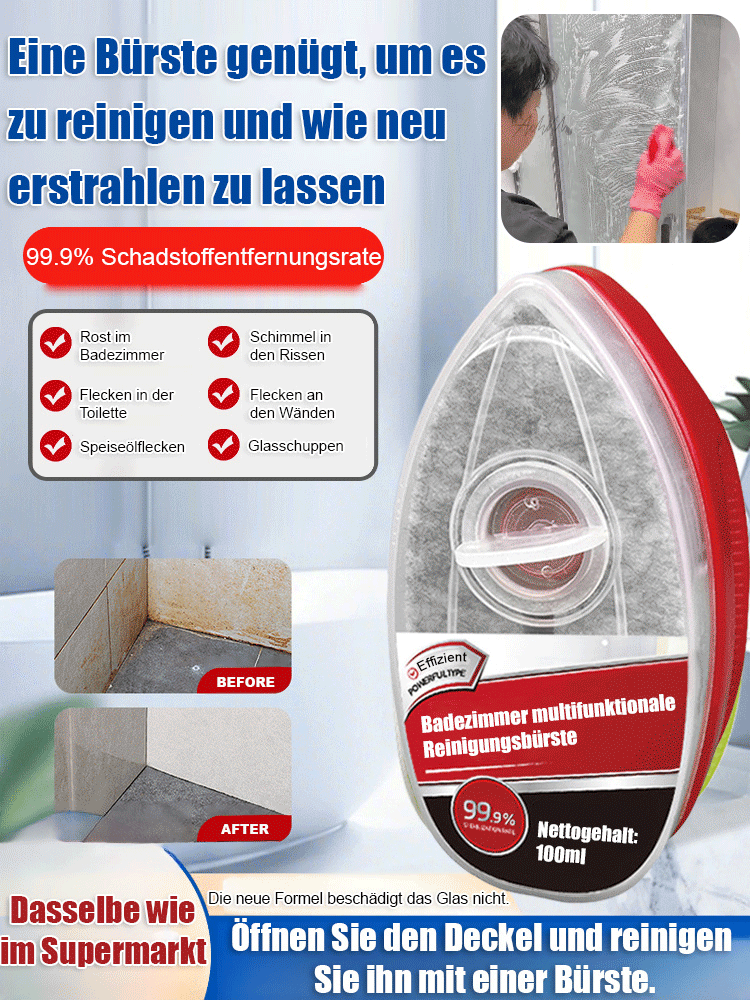 Multifunktionale Reinigung Bürste für das Badezimmer