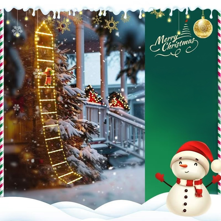 LED-Weihnachtsmann-Kletterlichterkette