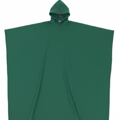 Kapuze mit Knöpfen, lockerer Wollmantel, Unisex.