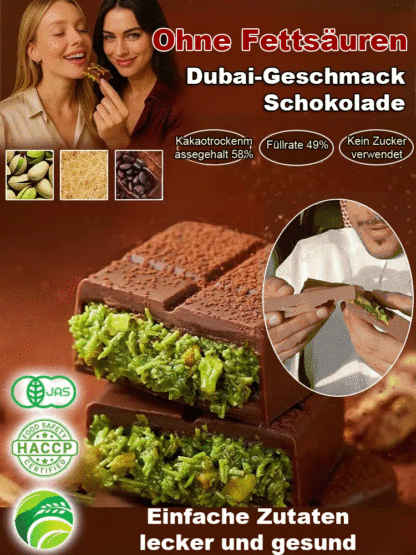 【0 Fettsäuren】Dubai-Geschmack Schokolade