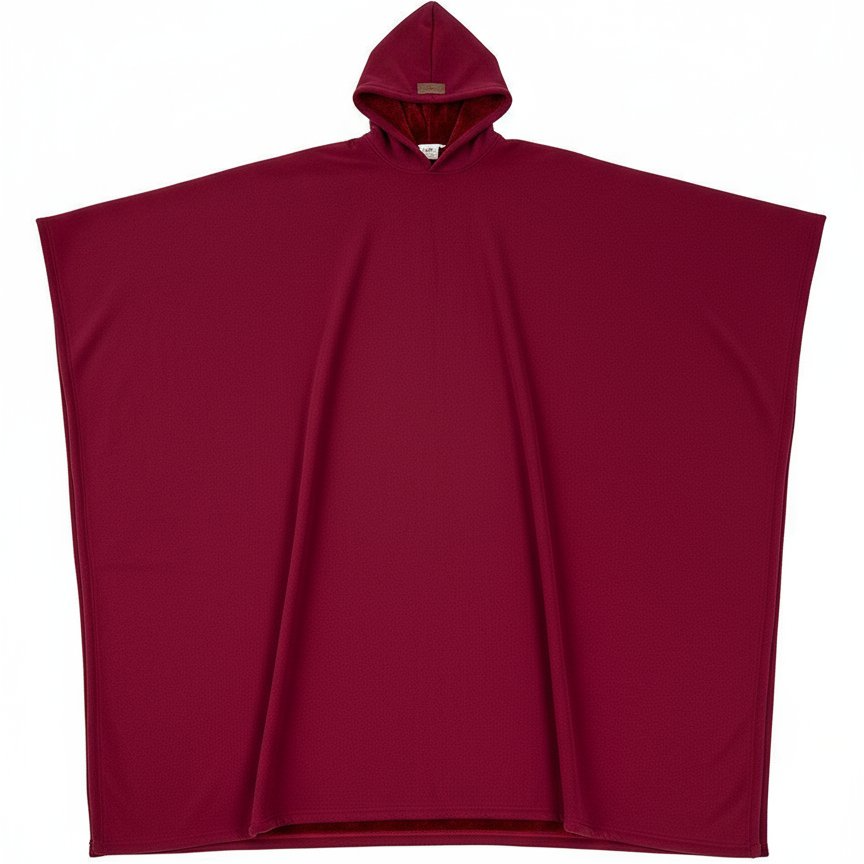 Kapuze mit Knöpfen, lockerer Wollmantel, Unisex.