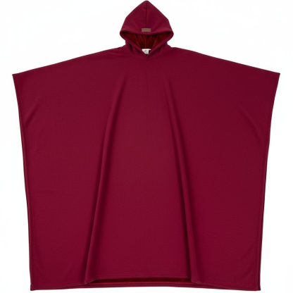 Kapuze mit Knöpfen, lockerer Wollmantel, Unisex.