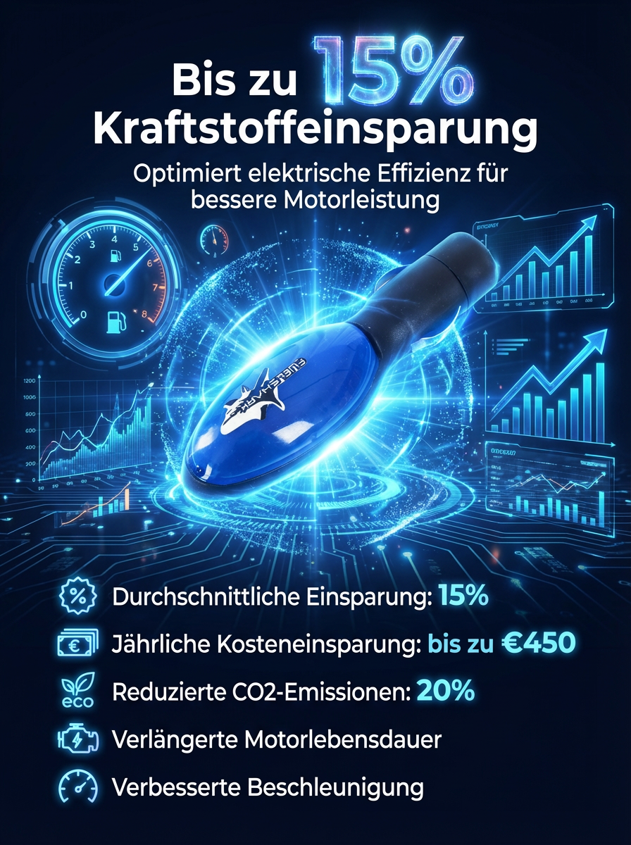 🔥 100 % Verbrennungseffizienz ⛽ Einfach einstecken, sofort sparen!🚗 Der Kraftstoffsparer für alle Fahrzeuge.