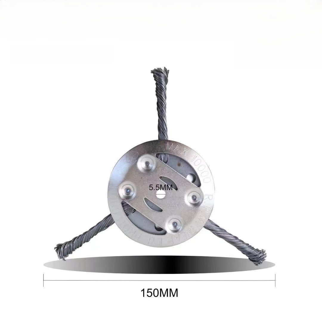 [10 JAHRE OHNE WECHSEL] Verschleißfreies Hochkohlenstoffstahl-Jäterad – Universell passend für alle Motorsensen!