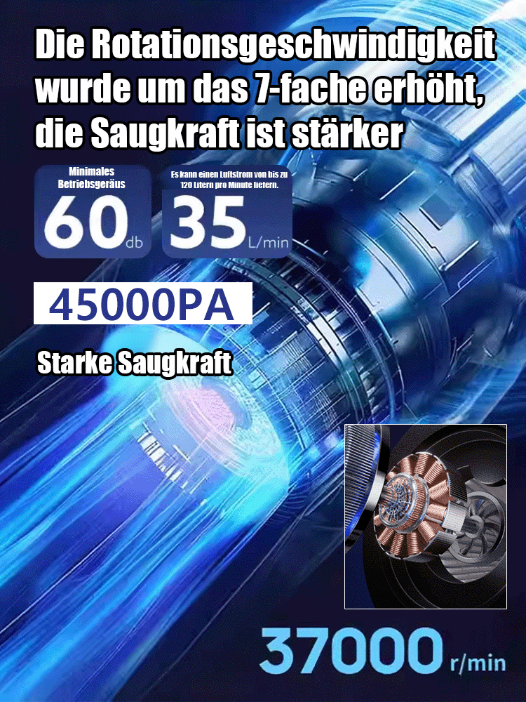 Kabelloser Multifunktionsstaubsauger mit mehreren Funktionen