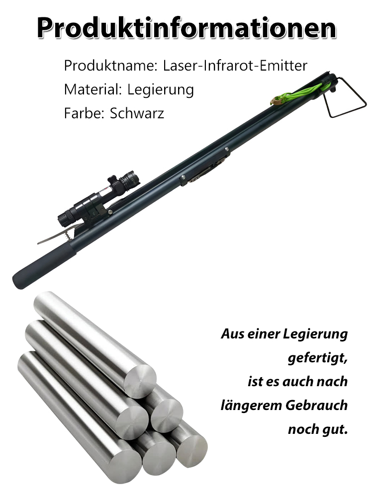 【Keine Lizenz erforderlich】4-fach HD-Zielfernrohr + Laservisier – Selbst Anfänger können Ziele mühelos treffen!
