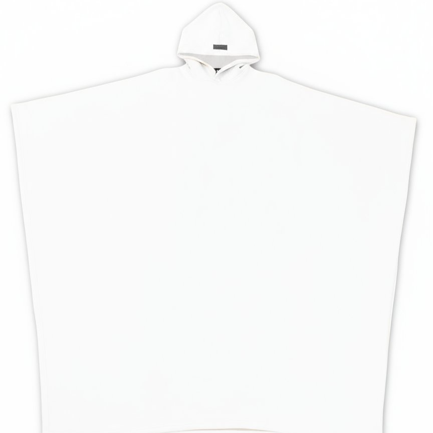 Kapuze mit Knöpfen, lockerer Wollmantel, Unisex.