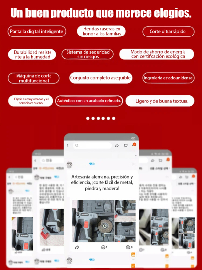 【Pantalla digital inteligente】Amoladora angular multifuncional alemana⚡️Compacto en tamaño, pero con un rendimiento potente: corta fácilmente bloques de metal, tubos de hierro e incluso tubos de rayos catódicos de televisores antiguos.