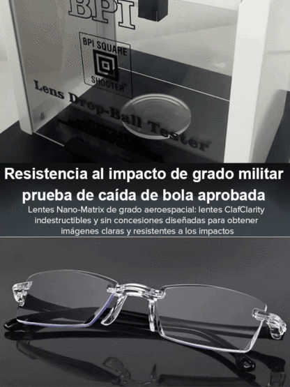  ¡Lentes que se adaptan a ti!  Con autoenfoque y filtro azul por solo dos hamburguesas ✨Sin necesidad de examen visual: las gafas ajustan automáticamente su graduación entre 100 y 700 dioptrías según tus necesidades visuales y bloquean el 99.9 % de la lu✨